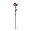 Blumenstecker Rostoptik Blüten Celia - 6
