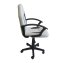 Schreibtischstuhl Junior höhenverstellbar ergonomischer Drehstuhl Weiß-Grau - 6