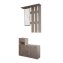 Garderobenpaneel mit Schuhschrank Thekla Sonoma - 6