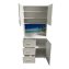 Schrank mit bedruckter Rückwand Palmen - 6