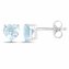 Schmuck-Set Silber 925 rhodiniert Ohrringe und Halskette mit Blautopas (beh.) Herz-Form - 6