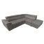 Couch Sandy mit Ottomane rechts Grau - 6