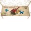 Gartenbank Flowers and Plants creme Metallbank mit Motiv Sitzfläche 109 cm - 6