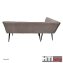 Eckbank 154 x 195 cm Mesilla Braun kurzer Schenkel links - 6