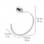 UV-Loc® Handtuchring Mod. Isera, Befestigen ohne Bohren mit innovativem Klebesystem - 6