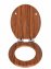WC-Sitz Mod. Chestnut Braun, aus FSC® zertifiziertem MDF - 6