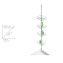 Teleskopregal Mod. Domaso, rostfrei - 6
