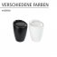 Hocker Mod. Candy Black matt, mit abnehmbarem Wäschesammler - 6