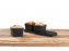 Snack & Dip Schalen Set Schwarz matt, Tablett mit 3 x 300 ml Schalen - 6