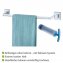 Vacuum-Loc® Badetuchstange Uno Mod. Quadro Edelstahl, Befestigen ohne bohren - 6