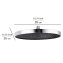 Duschkopf Mod. Softwater Chrom/Schwarz, Ø 26 cm - 6