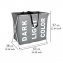 Wäschesammler Mod. Trio Grau, Wäschekorb, 130 l - 6