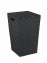 Wäschetruhe Mod. Adria Square Schwarz, 48 ltr. Fassungsvermögen - 6