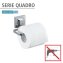 Vacuum-Loc® Edelstahl Toilettenpapierhalter Mod. Quadro, Befestigen ohne bohren - 6