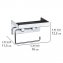Toilettenpapierhalter 2 in 1 Edelstahl, rostfrei - 6