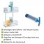 Vacuum-Loc® Wandregal 2 Etagen Mod. Quadro Edelstahl, Befestigen ohne bohren - 6