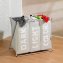 Wäschesammler Mod. Trio Beige, Wäschekorb, 130 l - 6