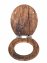 WC-Sitz Mod. Rustic Braun, aus FSC® zertifiziertem MDF - 6