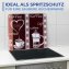 Multi-Platte Mod. Kaffeeduft, Spritzschutz, Herdblende, Schneidbrett - 6