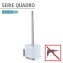 Vacuum-Loc® WC-Garnitur Mod. Quadro Edelstahl, Befestigen ohne bohren - 6