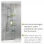 Teleskop Duschecke Compact Silber, mit 4 Ablagen - 6