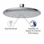 Regenduschkopf Watersaving Ø 22,5 cm, Universal-Kopfbrause mit Wasserspar-System - 6