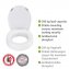 WC-Sitz Mod. Secura Comfort L, aus antibakteriellem Duroplast mit Sitzflächenerhöhung - 6