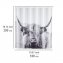 Duschvorhang Mod. Yak, Textil (Polyester), 180 x 200 cm, waschbar - 6