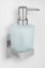 Turbo-Loc® Seifenspender Mod. Genova Matt, abnehmbarer Seifenspender aus satiniertem Glas - 6