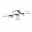 Turbo-Loc® Toilettenpapierhalter Mod. Orea Shine o. Deckel, Befestigen ohne bohren - 6