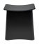 2in1 Badhocker Mod. Wing Schwarz Matt, Badhocker mit herausnehmbarem Wäschesack - 6
