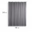 Anti-Schimmel Duschvorhang Uni Grey, Textil (Polyester), 180 x 200 cm, waschbar - 6