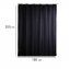 Anti-Schimmel Duschvorhang Uni Black, Textil (Polyester), 180 x 200 cm, waschbar - 6