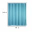Anti-Schimmel Duschvorhang Uni Light Blue, Textil (Polyester), 180 x 200 cm, waschbar - 6