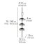 Teleskop-Duschecke Mod. Premium Big Black, Edelstahl rostfrei - 6