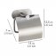 Turbo-Loc® Toilettenpapierhalter Mod. Orea Matt, mit Deckel - 6