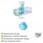 Vacuum-Loc® Wandablage mit Haken Mod. Quadro Edelstahl, Befestigen ohne bohren - 6