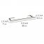 Turbo-Loc® Badetuchstange Mod. Orea Shine, 40 cm, Befestigen ohne bohren - 6