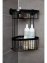 Eckregal 2 Etagen Classic Plus Black, mit hochwertigem Rostschutz - 6