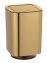 Schwingdeckeleimer Mod. Auron Gold, Kosmetikeimer mit Schwingdeckel, 5,5 l - 6