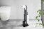 Stand WC-Garnitur Mod. Rivalta Schwarz matt, integrierter Toilettenpapierhalter und WC-Bürstenhalter - 6