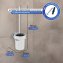 UV-Loc® WC-Garnitur Mod. Isera, Befestigen ohne Bohren mit innovativem Klebesystem - 6