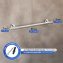 UV-Loc® Badetuchstange Uno Mod. Isera 60 cm, Befestigen ohne Bohren mit innovativem Klebesystem - 6