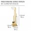 Stand WC-Garnitur Mod. Rivalta Gold, Edelstahl rostfrei - 6