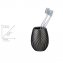 Bad-Accessoire Set Mod. Idro Anthrazit, 2-tlg., Seifenspender und Zahnputzbecher - 6