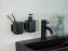 Vacuum-Loc® Zahnputzbecher Mod. Quadro Schwarz, Befestigen ohne Bohren - 6