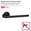 Turbo-Loc® Handtuchhalter Mod. Bivio Black matt, aus Aluminium - 6
