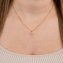 Anhänger mit Kette 750/- Gelbgold 1 Brillant 0,50 ct. - 6