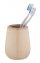 Bad-Accessoire Set Mod. Sirmione, beige, Keramik, 2-teilig, aus Keramik, kupferfarbene Details - 6