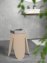 Badhocker Mod. Comiso Beige matt, belastbar bis 180 kg - 6